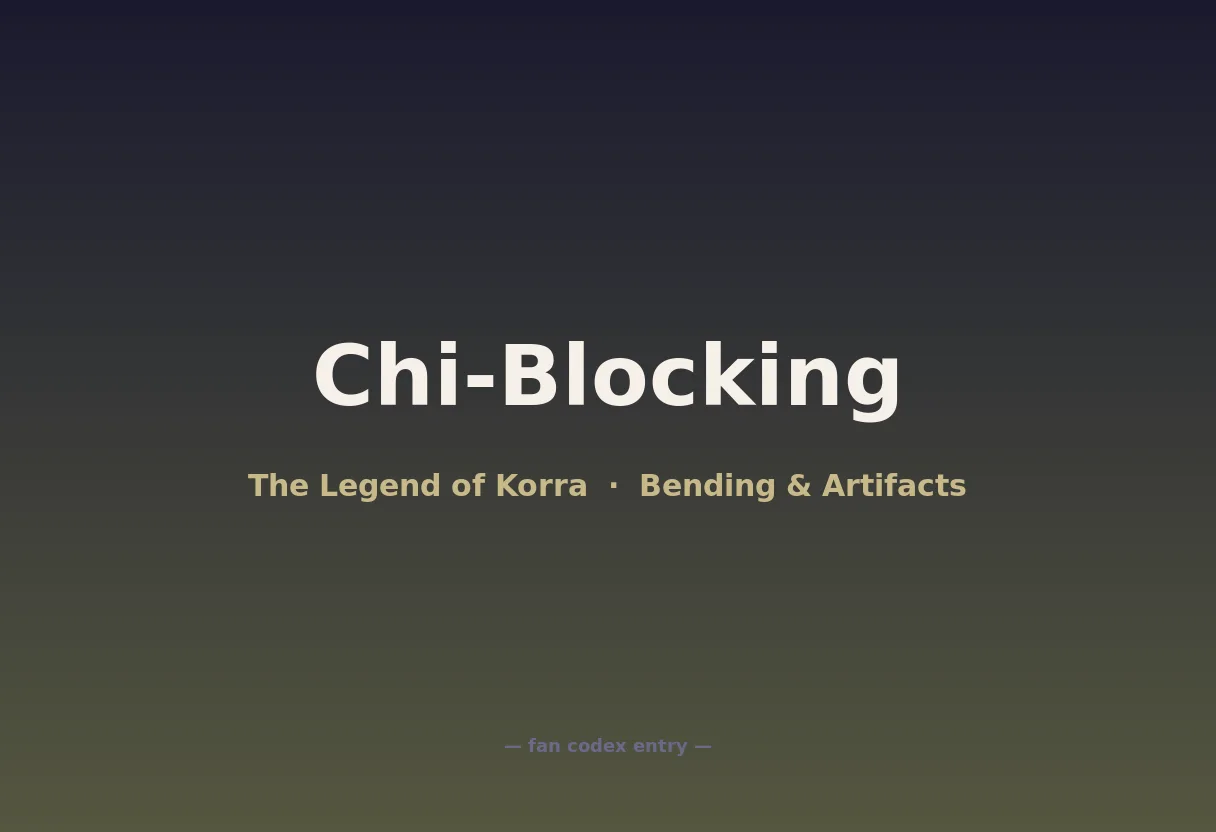 Chi-Blocking