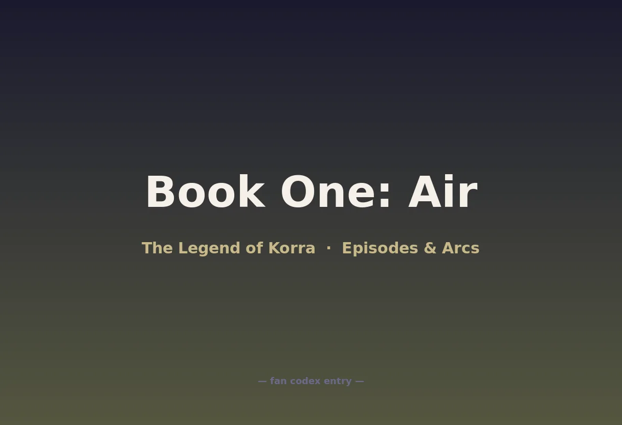 Book One: Air