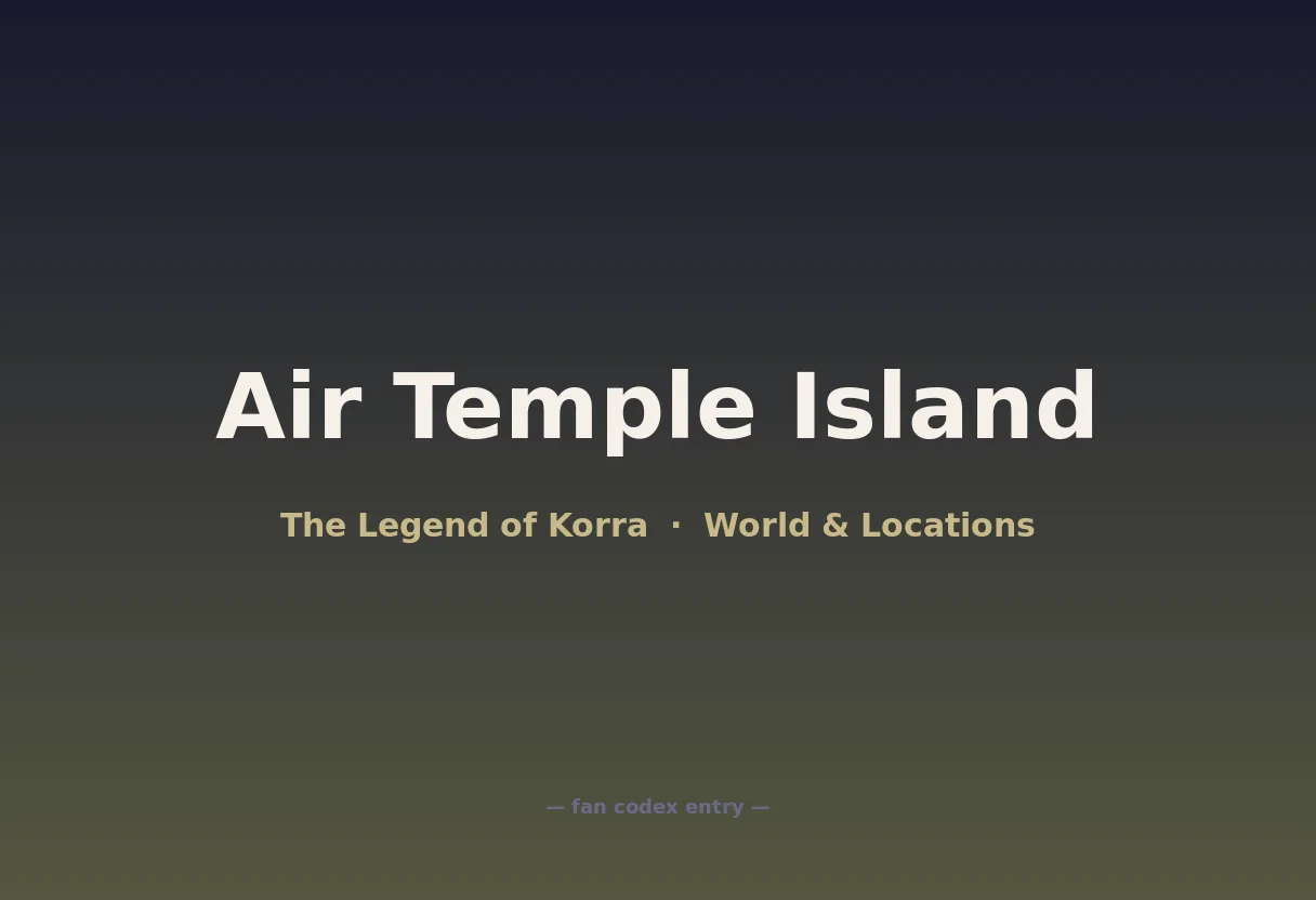 Air Temple Island