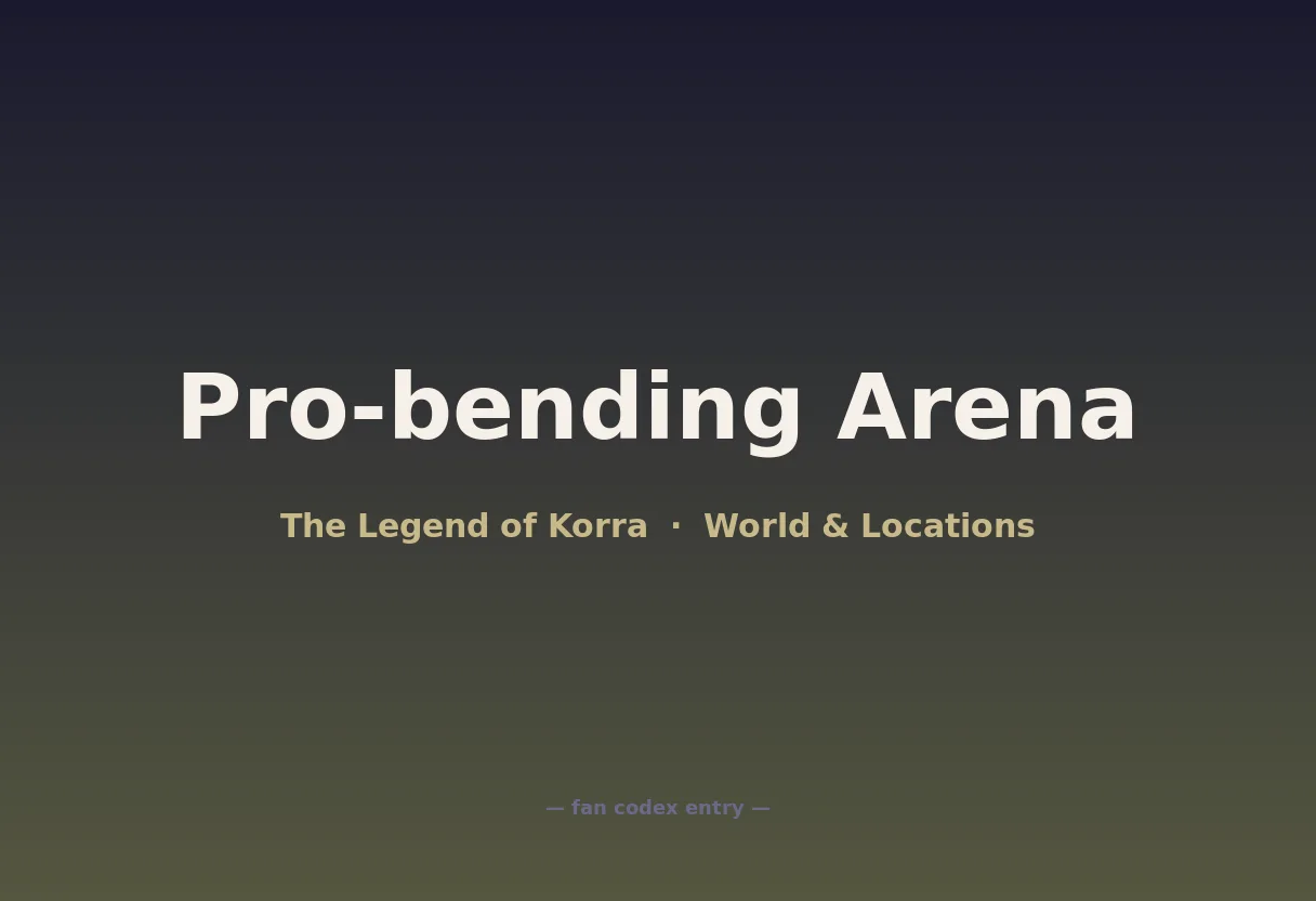 Pro-bending Arena